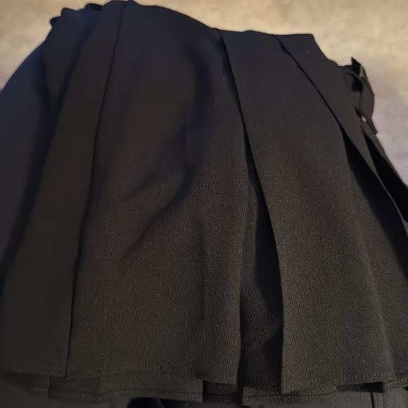 Talbots black crepe pleated bell sleeves back key hole top blouse Sz XL new - Picture 7 of 9